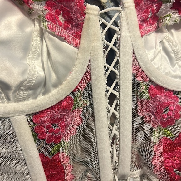 ‼️‼️Sold ‼️‼️❤️For Love and Lemon sheer Floral Bra Top. - Picture 6 of 6